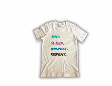 Load image into Gallery viewer, INSPECTOR CREW EAT/SLEEP TEE
