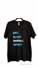 Load image into Gallery viewer, INSPECTOR CREW EAT/SLEEP TEE
